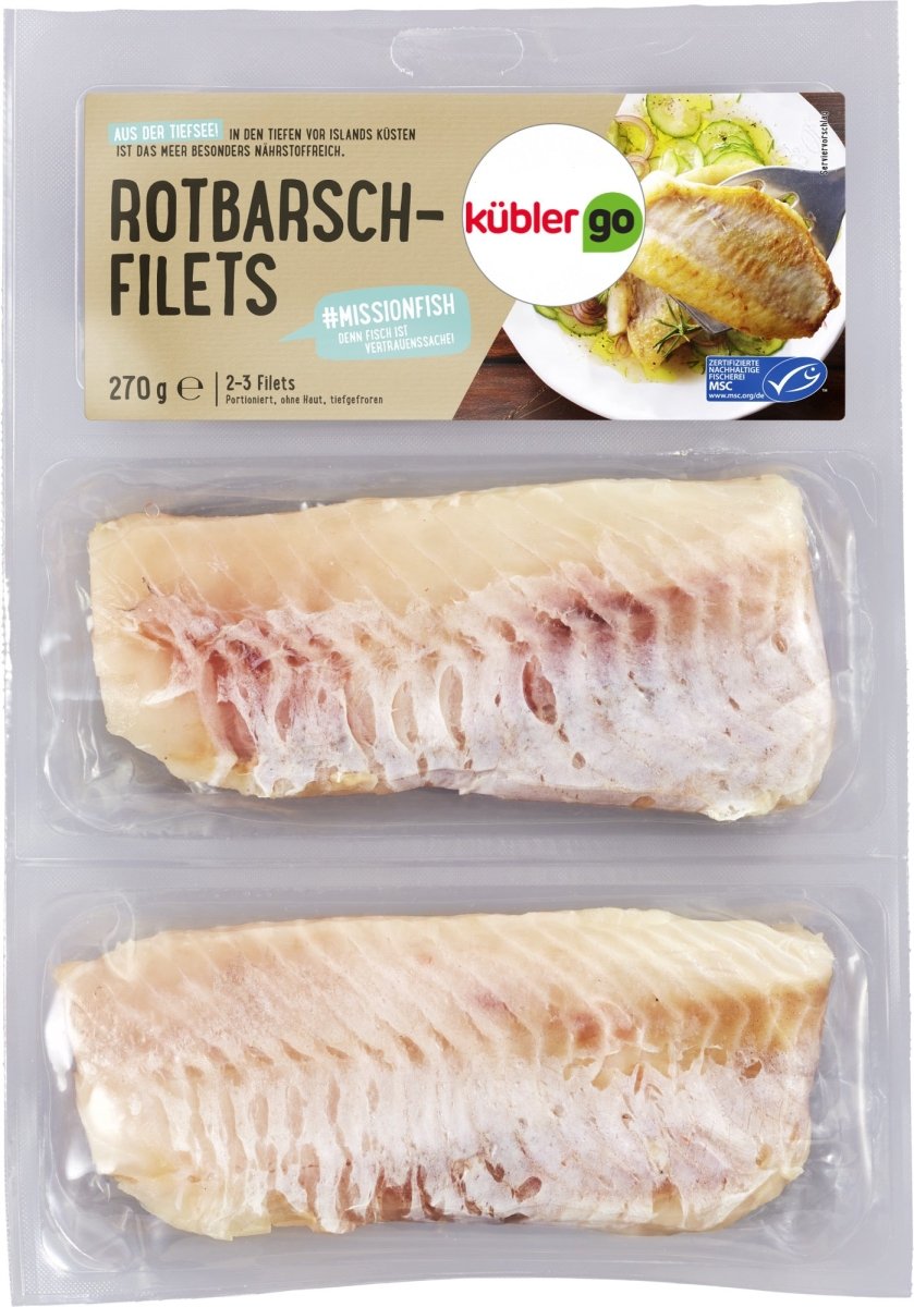 Alaska - Seelachsfilets, 280 g aufgetaut - küblerGo