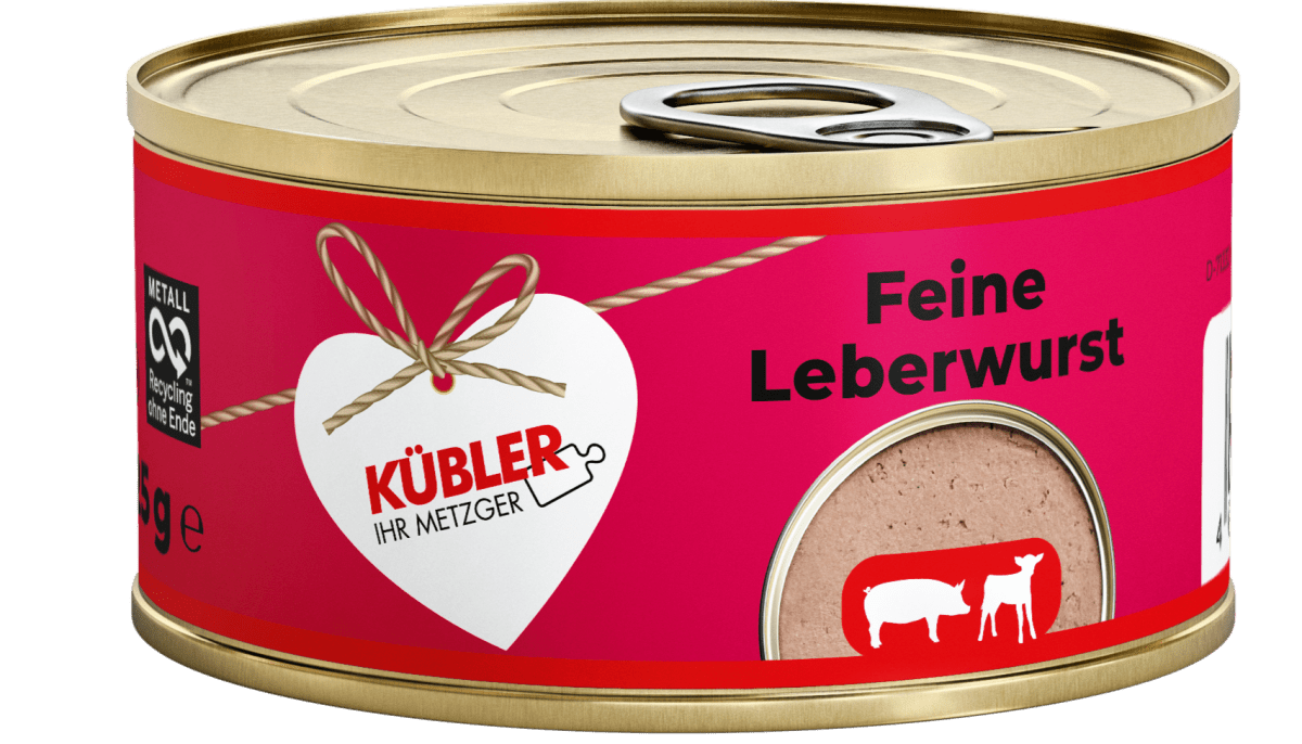 Feine Leberwurst 125g Dose - küblerGo