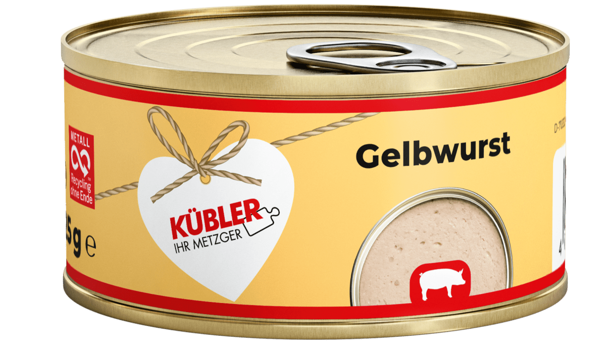 Gelbwurst 125g Dose - küblerGo