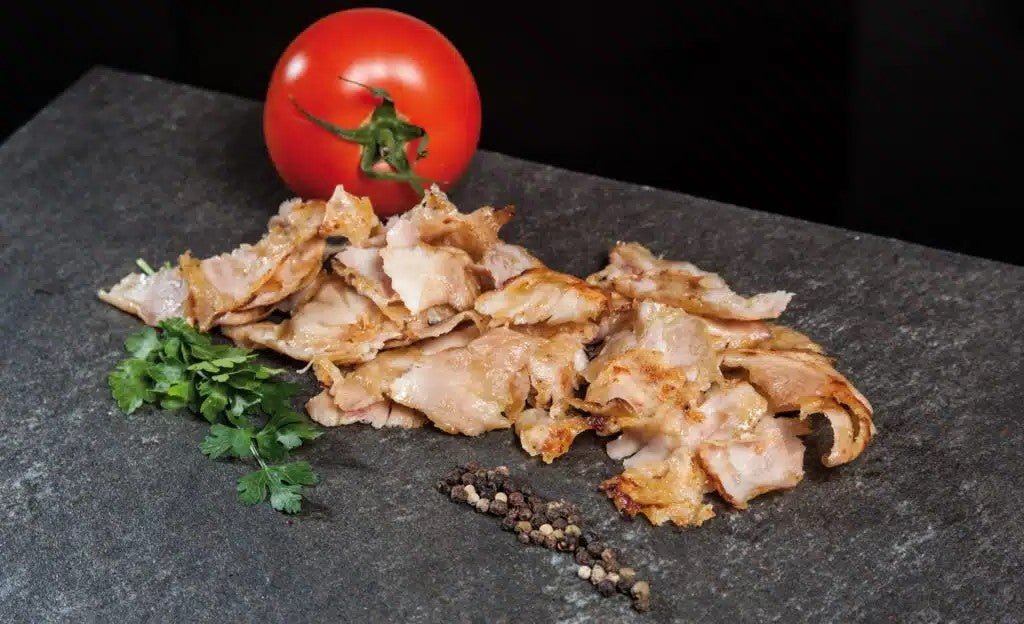 Hähnchen-Döner Fleisch gebratenen und geschnitten, 1kg