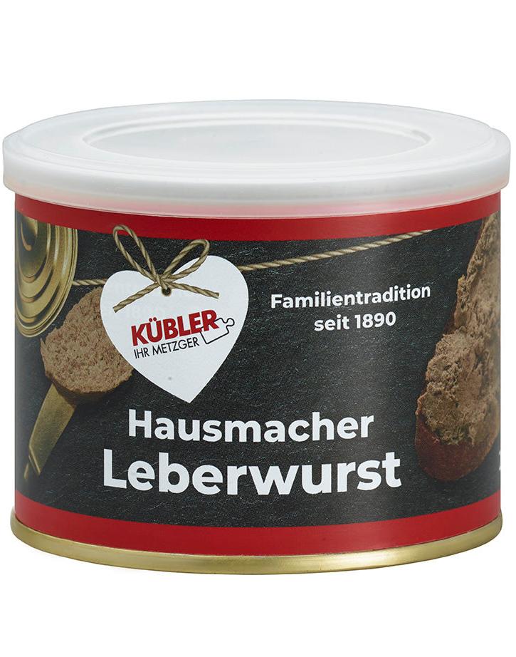 Leberwurst Hausmacher Dose - küblerGo