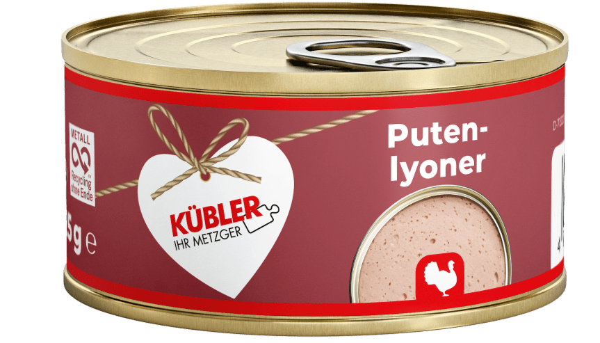 Puten - Lyoner 125g Dose - küblerGo