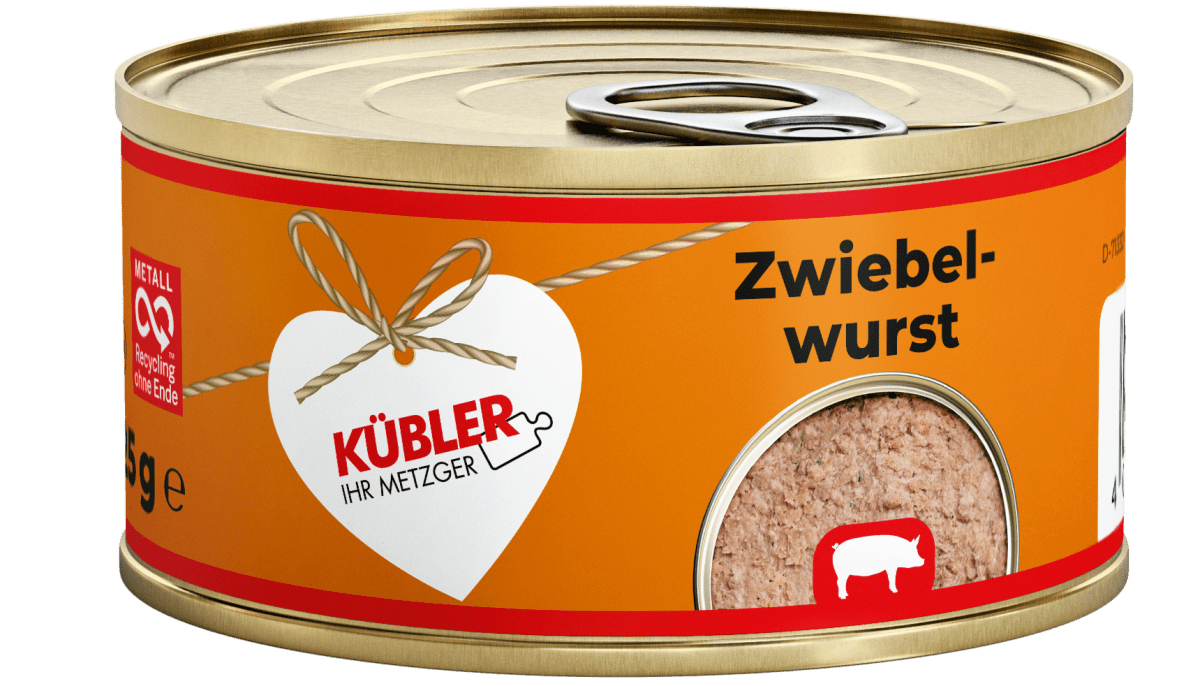 Zwiebel - Wurst 125g Dose - küblerGo