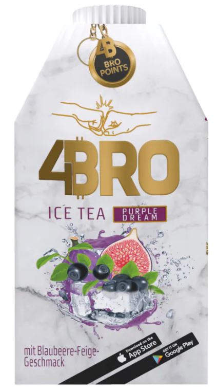 4Bro Ice Tea Purple Dream, 0,5l - küblerGo