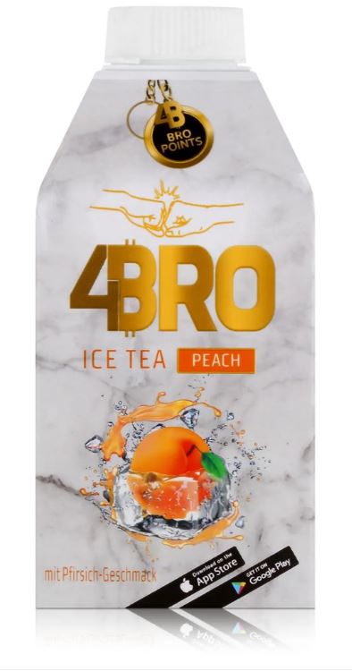 4BRO Ice Tee Pfirsich, 0,5l - küblerGo
