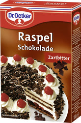 Dr Oetker Raspel Schokolade Zartbitter - küblerGo