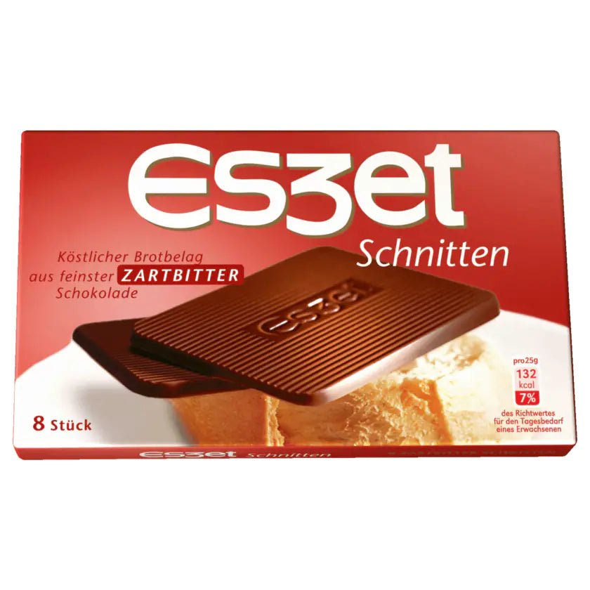 Eszet Schnitten Zartbitter 75g - küblerGo