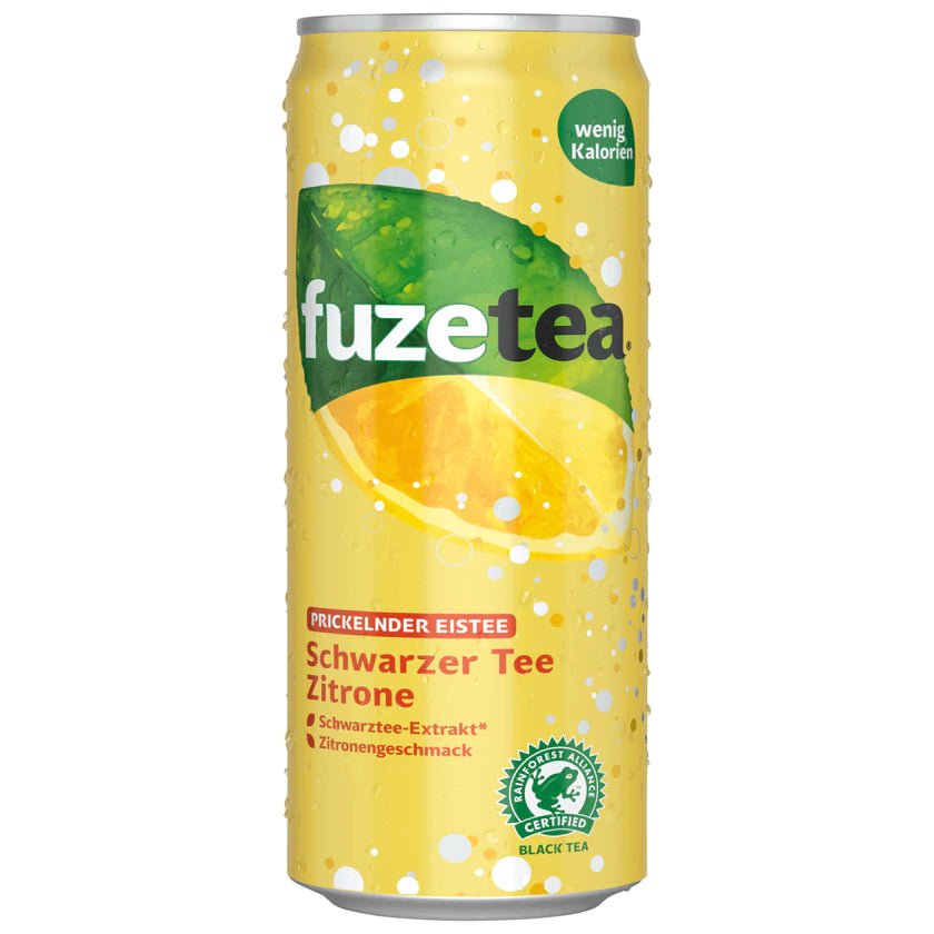 Fuze Tea Lemon Prickelnder Eistee 0,33l - küblerGo