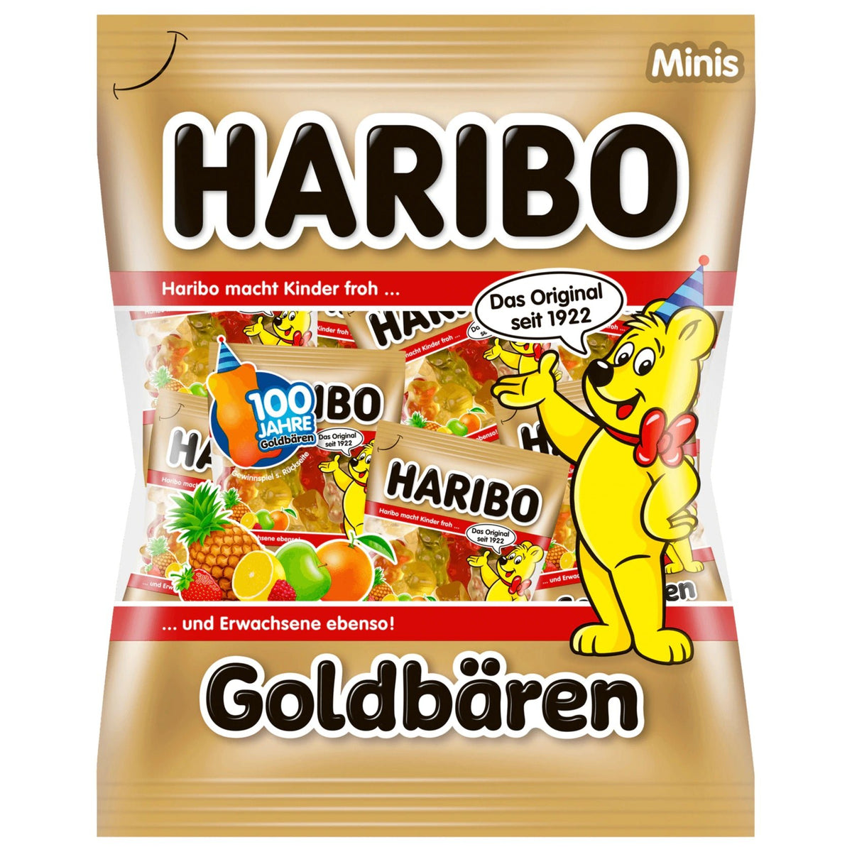 Haribo Fruchtgummi Goldbären Minis 250g - küblerGo