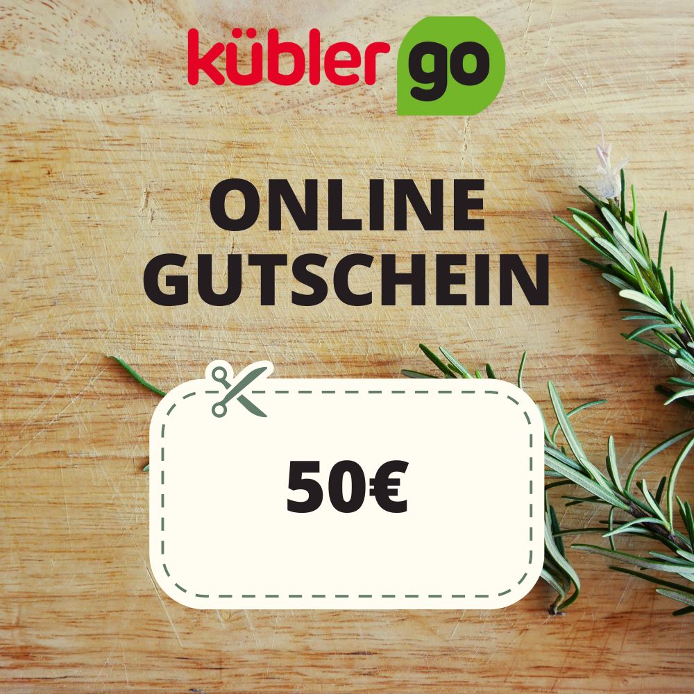 küblerGo Gutschein All Products küblerGo Gutschein 50€ 