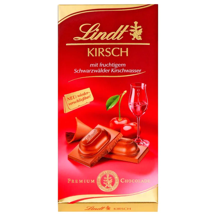Lindt Schokolade Kirsch 100g - küblerGo