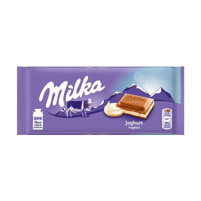 Milka Joghurt Schokolade 100G Tafel - küblerGo