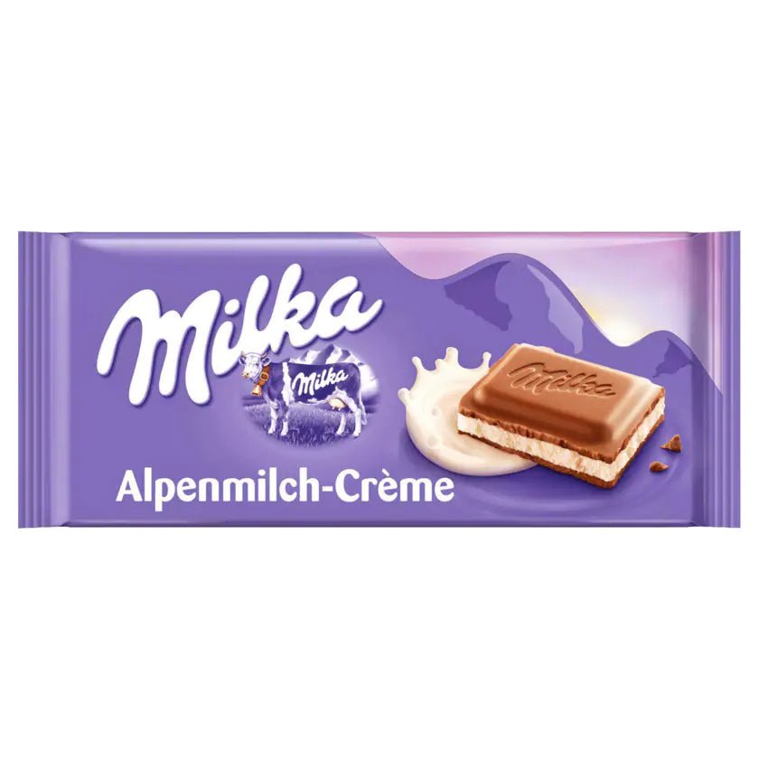 Milka Schokolade Alpenmilchcreme 100g - küblerGo