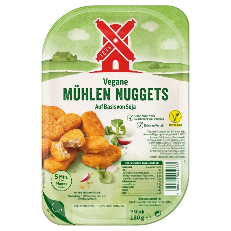 Mühlen Nuggets vegan klassisch,180g - küblerGo