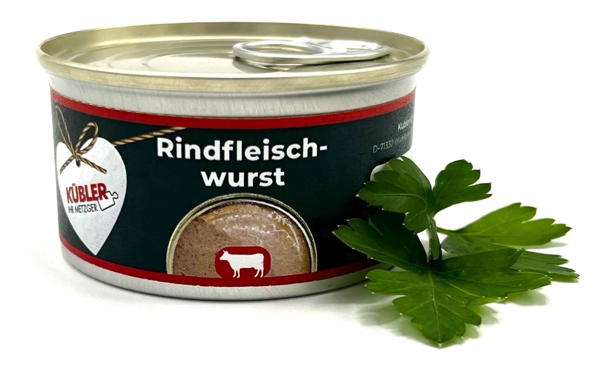 Rindfleisch-Wurst 125g Dose - küblerGo
