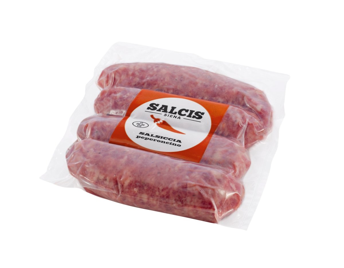 Salsiccia di suino al peperoncino 4 x 75 g = 300 g - Salcis