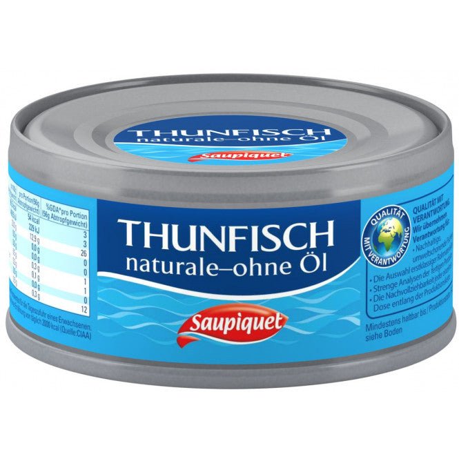 Saupiquet Thunfisch Naturale ohne Öl 185g - küblerGo