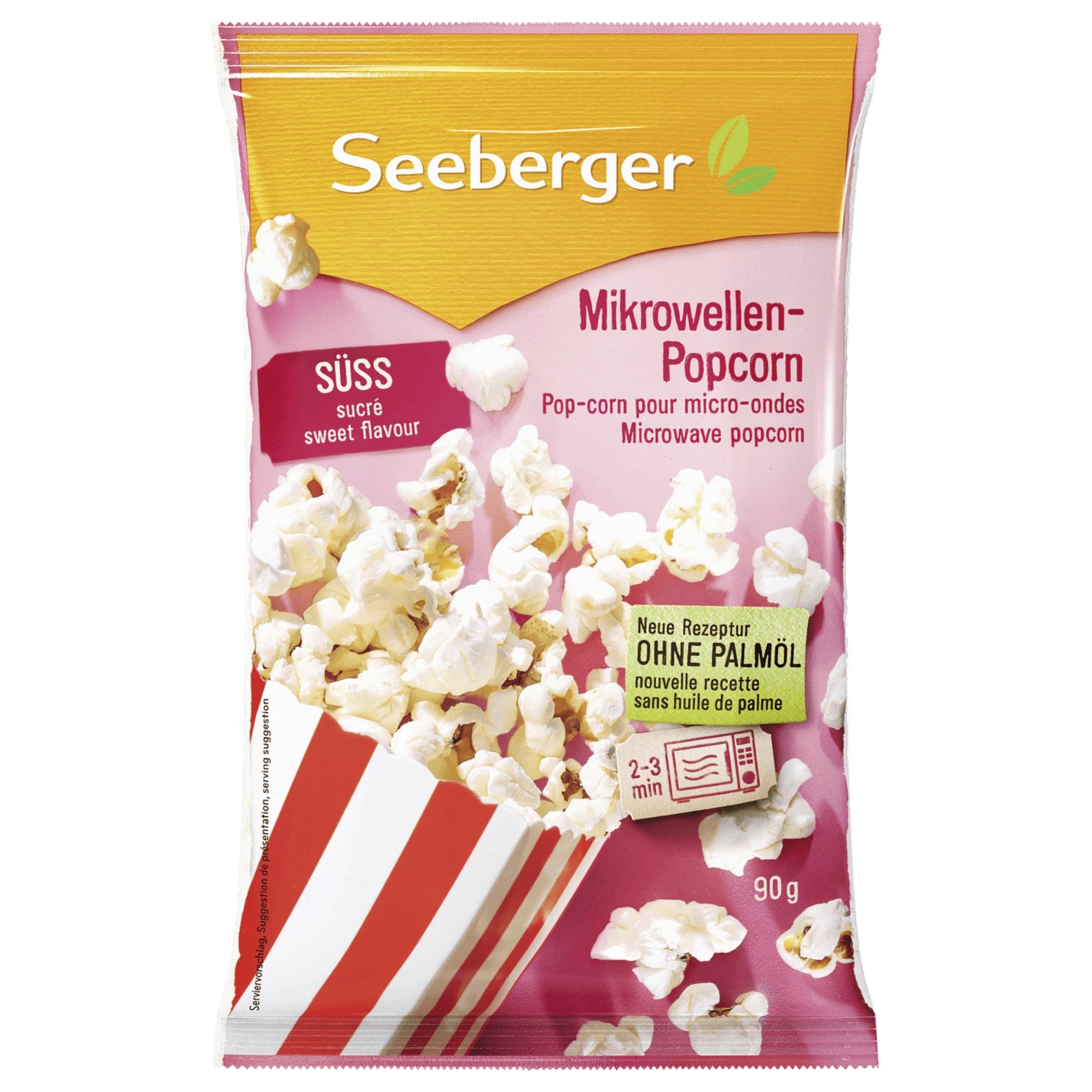 Seeberger Mikrowellen-Popcorn süss 90g - küblerGo