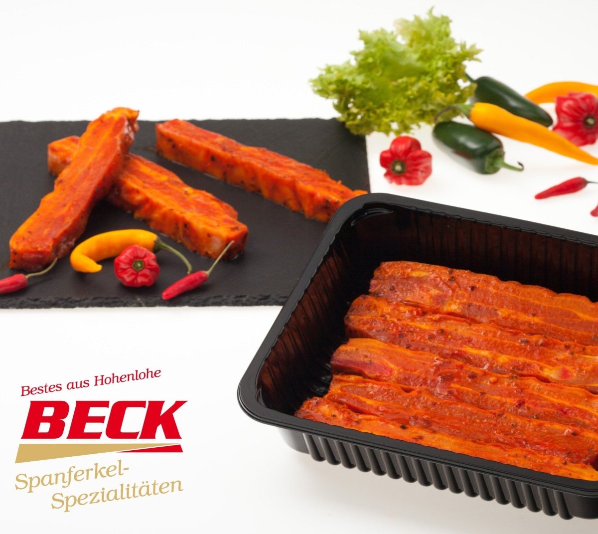 Spanferkel Spareribs mariniert 1kg - küblerGo